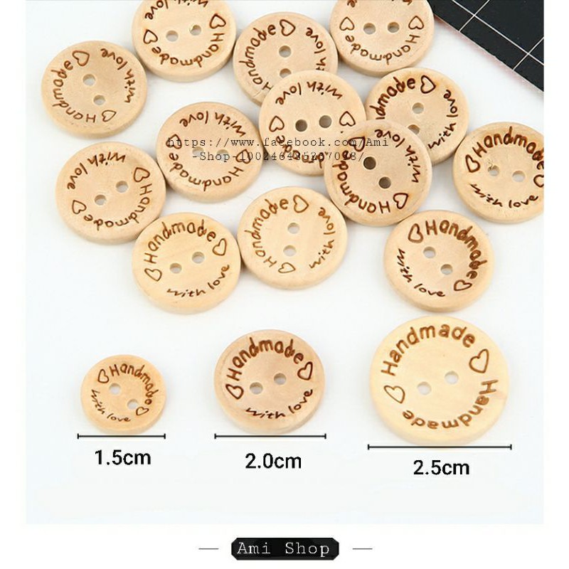Nút gỗ Handmade