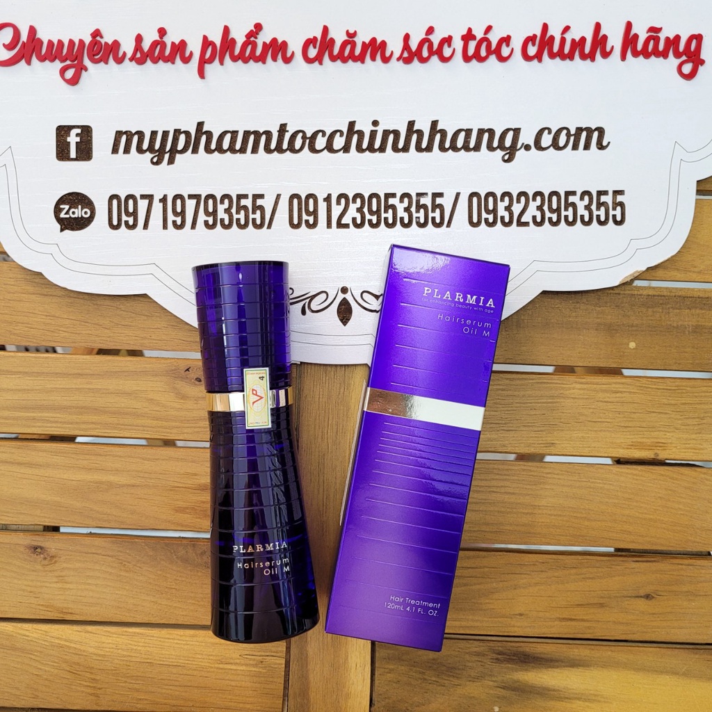 TINH DẦU DƯỠNG TÓC MILBON PLARMIA HAIRSERUM OIL M HOẶC F 120ML