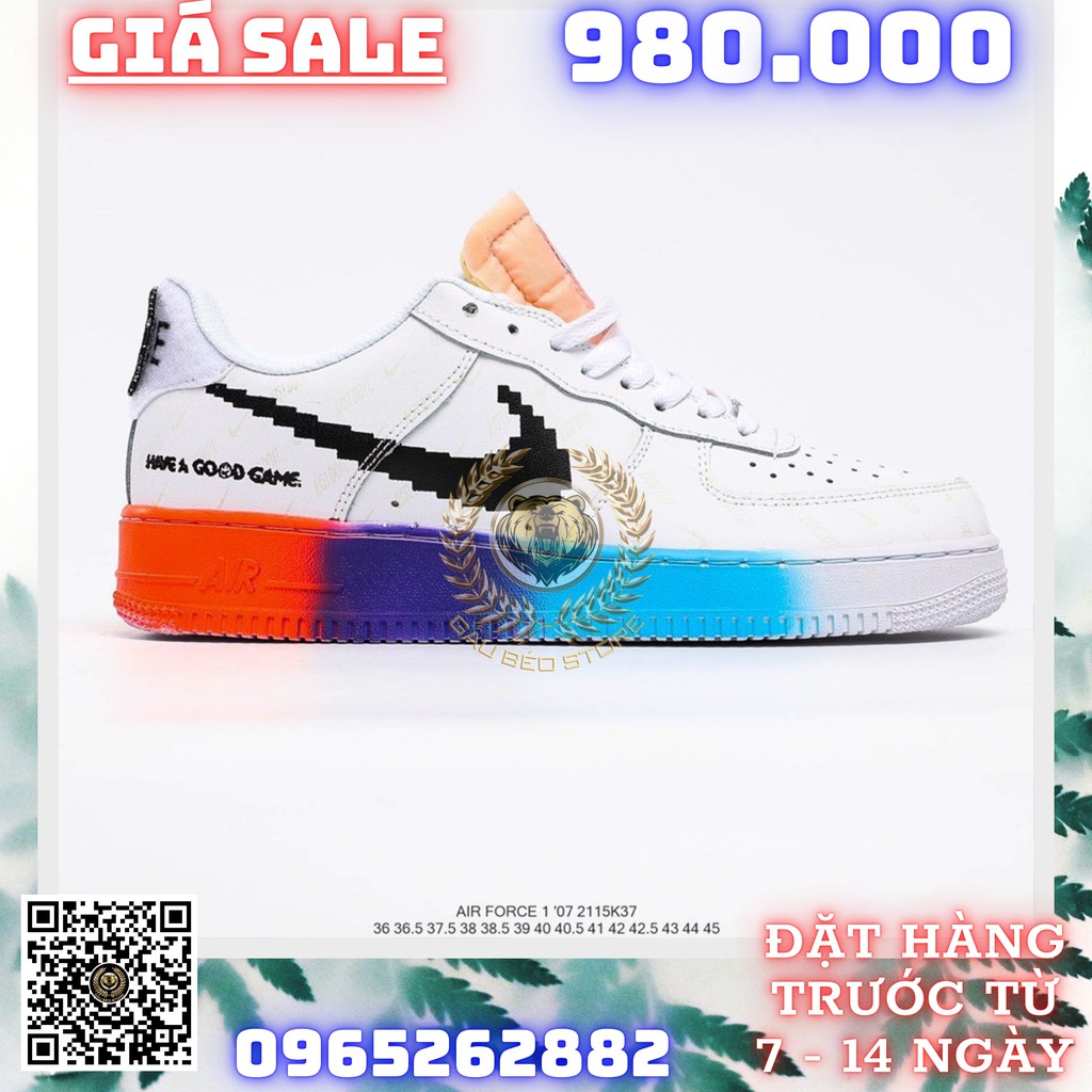 GIÀY SNEAKER MÃ SẢN PHẨM_Nike Air Force 1 Low “Have a good g NHIỀU MÀU PHONG CÁCH FULLBOX + FREESHIP ➡️ gaubeostore.shop