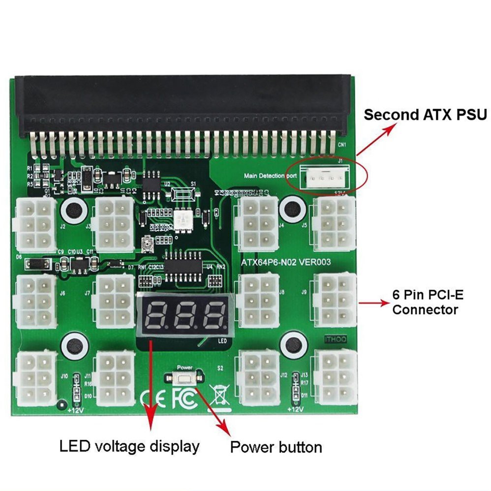 Bảng Mạch Chuyển Đổi Nguồn Điện 12v 6pin | BigBuy360 - bigbuy360.vn
