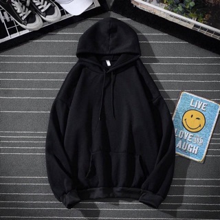 Áo hoodie trơn đủ màu kèm ảnh thật, áo hoodie trơn có mũ chất nỉ bông xẹc