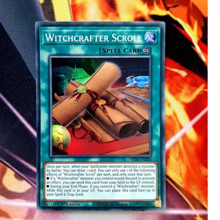 [ Đỗ Lạc Shop ] Thẻ Bài Yugioh Spell  - Witchcrafter Scroll - MP20-EN230 - Super