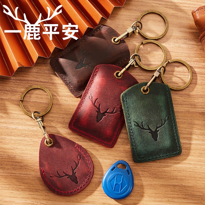 Bao Da Đựng Thẻ Điều Khiển Từ Xa Kèm Móc Khóa Hình Giọt Nước