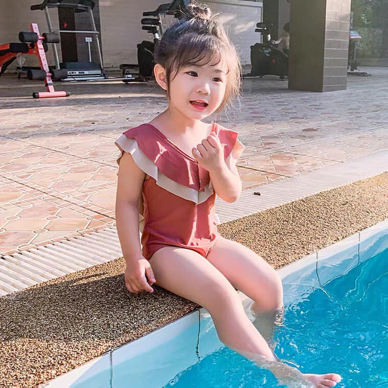 Đồ Bơi Cho Bé Gái Siêu Xinh, Bikini Đi Biển Cho Bé Gái Size 8-20Kg Chất Thun Lạnh BiBo Store