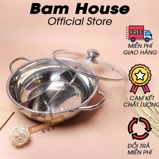 NỒI LẨU 2 NGĂN INOX NL2N01