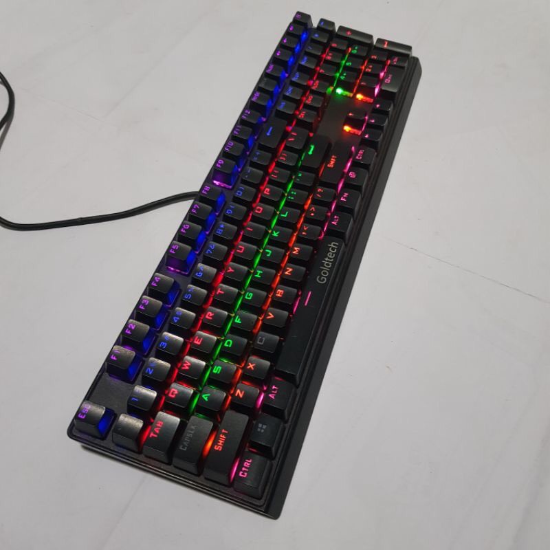 Bàn phím gaming E-Dra EK701,Dareu LK145 led RGB hàng cũ chính hãng - Dây dài chống nhiễu cổng USB_Game Led
