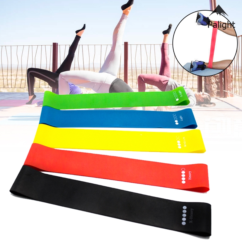 ✨PA✨ Exercise Bands Latex Resistance Elastic Band Assist Bands Fitness 4pcs Resistance Band