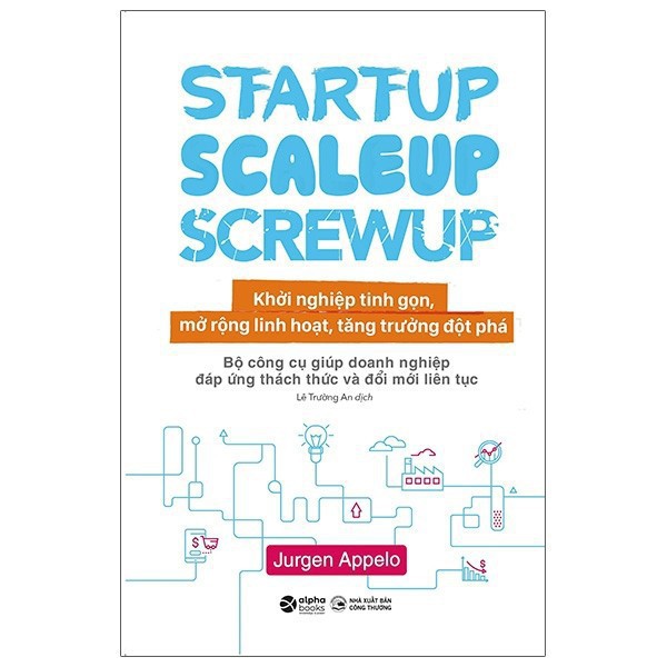 Sách Alphabooks - Khởi Nghiệp Tinh Gọn - Startup, Scaleup, Screwup