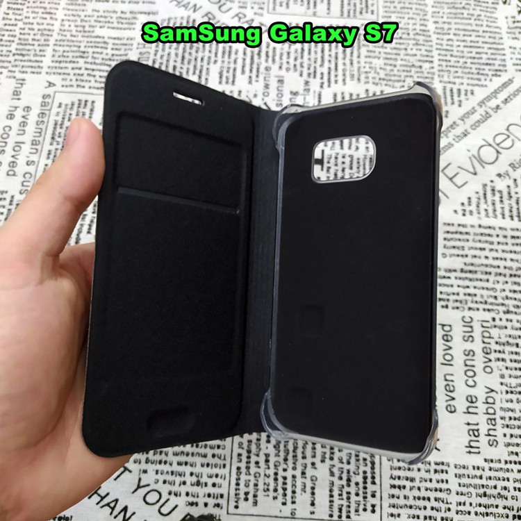 Bao Da Samsung Galaxy S7 / Galaxy S7 Edge / Galaxy S8 / Galaxy S8 Plus Kiểu Dáng Gấp 2 Mặt Và Có Phối Ví Sang Trọng | BigBuy360 - bigbuy360.vn