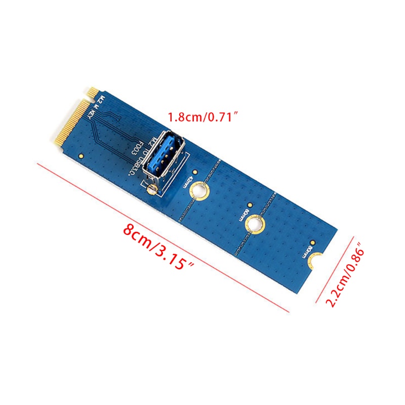 Card chuyển đổi Wond M.2 sang USB 3.0 PCI-E M2 Ngff- PCIE 4X 2242 2260 2280 SSD