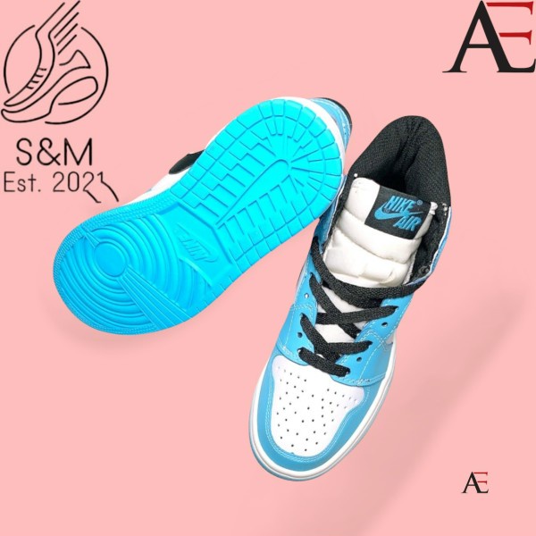 Giày air Jordan 1 Giày sneaker Jodan cổ cao xanh dương nam nữ hot hit 2021 giày kèm boxbill