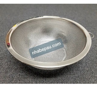 RỔ VO GẠO INOX 304 27CM Xk (LƯỚI NHỎ) 🍭