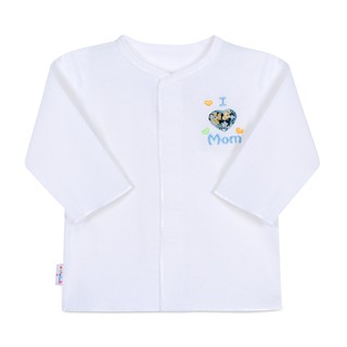 Áo sơ sinh cổ tim tay dài AL0159 (hình in ngẫu nhiên)