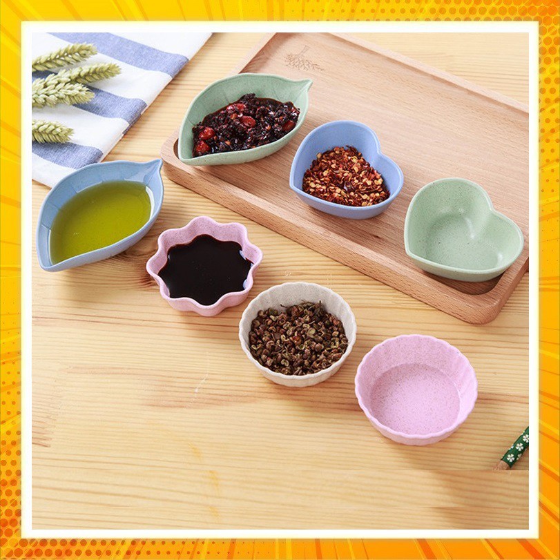 Combo 2 chén đựng gia vị lúa mạch
