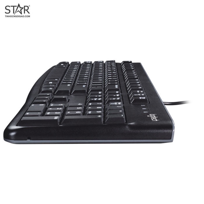 Bàn Phím Văn Phòng Logitech K120 Chính Hãng (Đen)