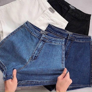 quần short jean lưng cao ôm body