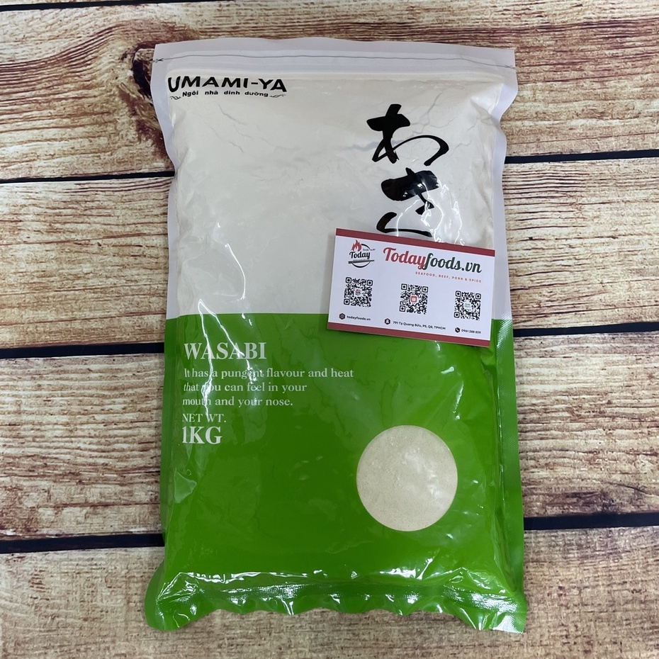 Bột mù tạt Wasabi cay nồng chuyên dùng cho nhà hàng quán ăn gói 1KG