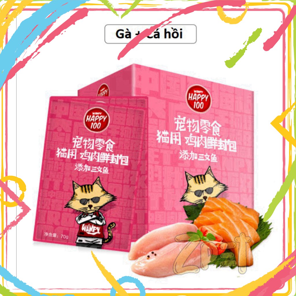 EW9 Pate mèo Wanpy (Happy 100) 700gr 12