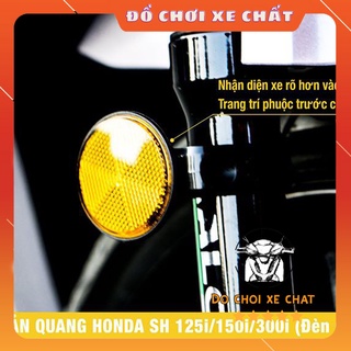 Đèn phản quang xe máy (đèn mắt mèo) lắp xe Honda & Yamaha