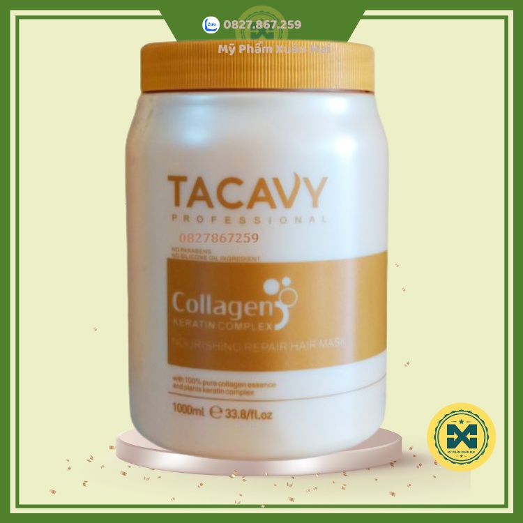 Kem ủ Tóc Phủ Lụa Tacavy Collagen 1000ML