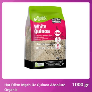 Hạt diêm mạch Organic Quinoa 1000 GR Của Úc Absolute Organic