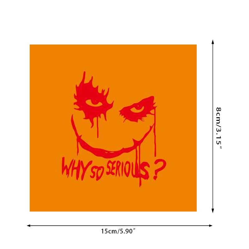 Miếng Dán Trang Trí Mũ Bảo Hiểm Phong Cách Halloween Độc Đáo