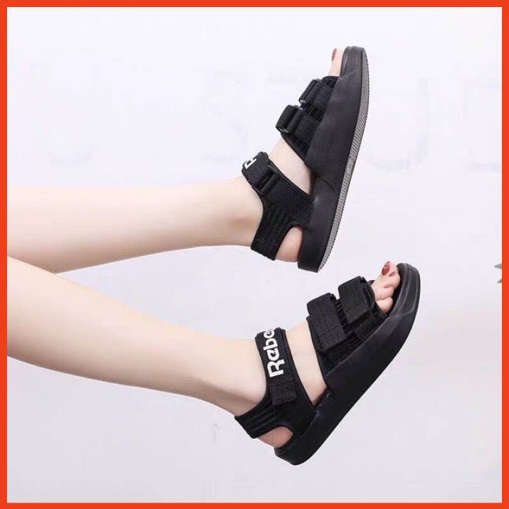 Giày Sandal Nữ Quai Hậu 2 Màu Dép Học Sinh Sandal Hàn Quốc Đẹp