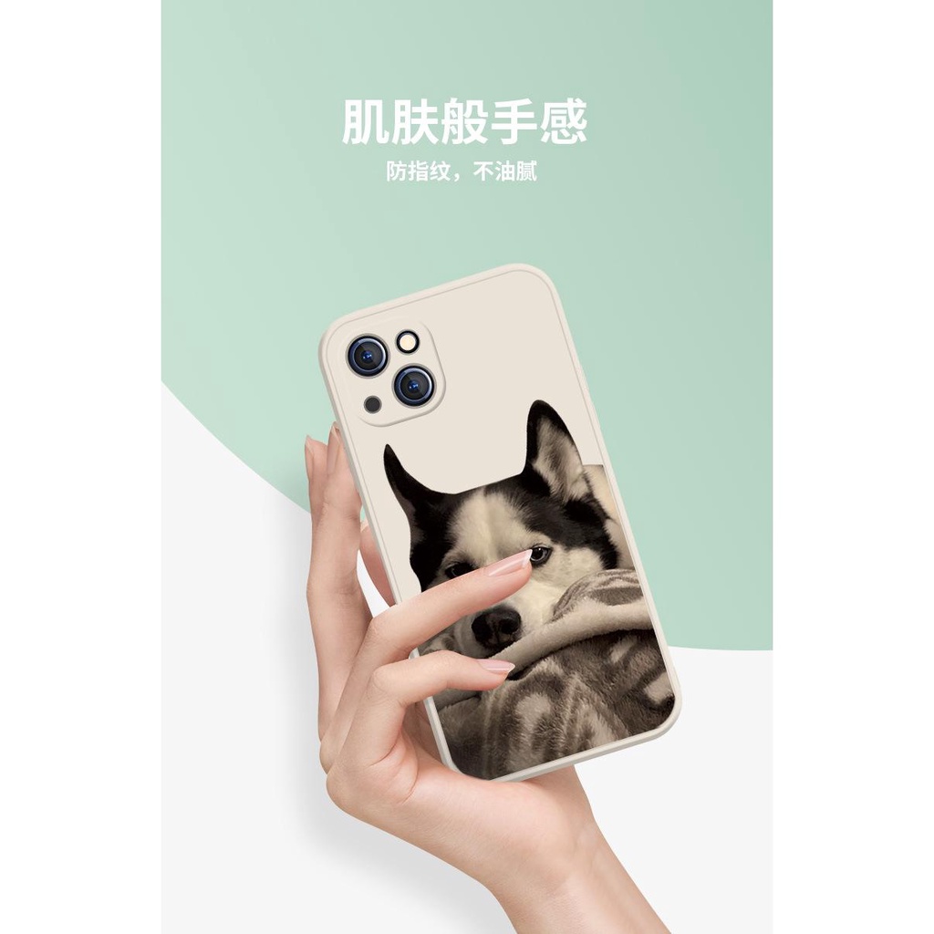 Ốp Điện Thoại Hình Chú Chó Husky Chống Sốc Cho Iphone 13 Pro 11 Pro Max Xr 6s 7 8 Plus 12 Mini 14 Xs Max