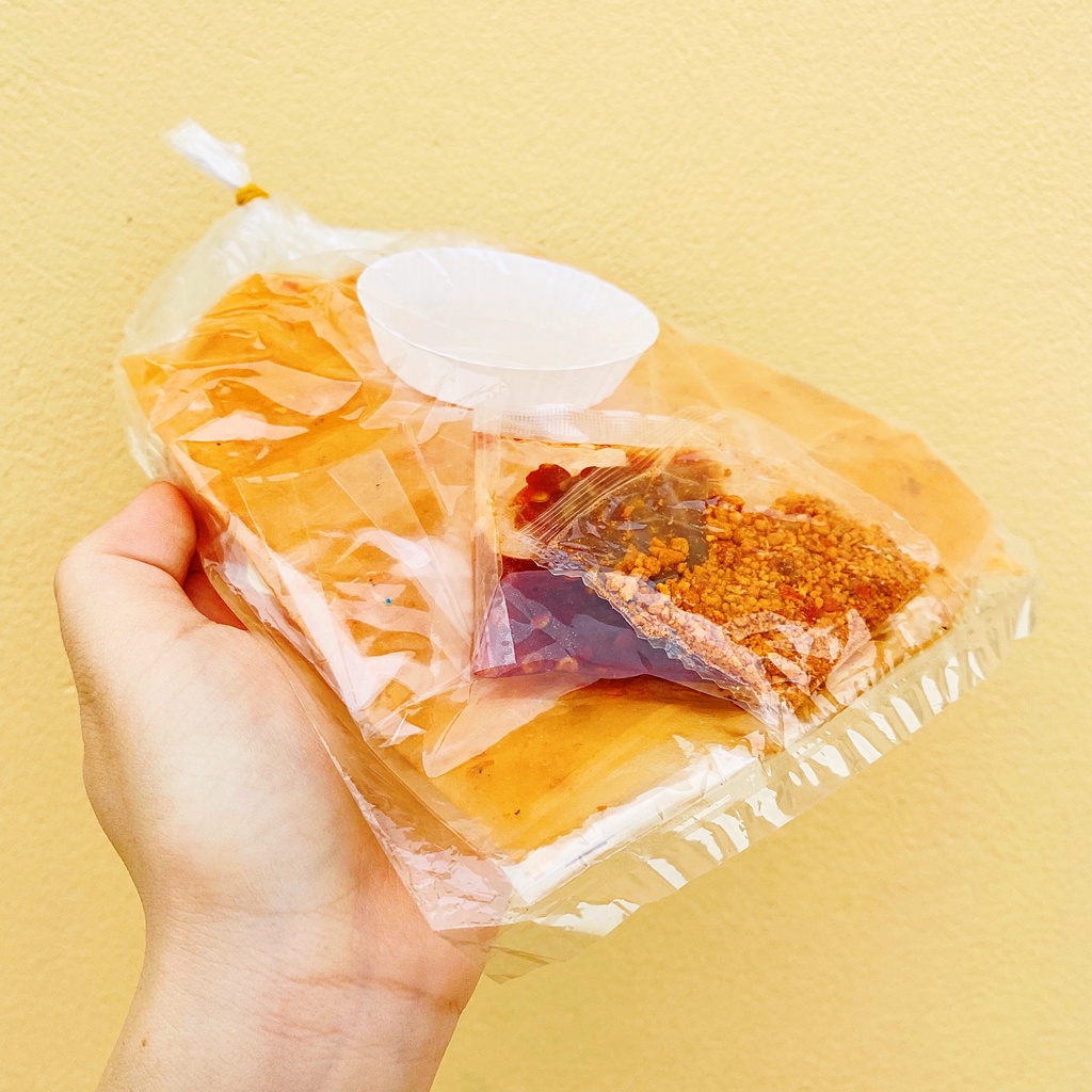 Bánh Tráng Chấm Dẻo Tôm Ớt UNIN Bánh Tráng Trộn Cay Kèm Muối Tôm Ăn Là Mê - Ăn Vặt Ngon BT006