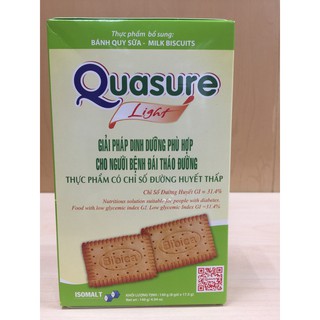 Bánh Quy Sữa Cho Người Tiểu Đường Quasure Light 140g