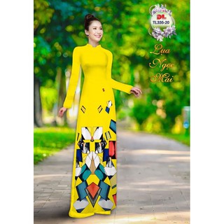 Vải áo dài 3D lập thể