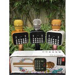 Micro kèm Loa Bluetooth K316 mic hát karaoke K-316