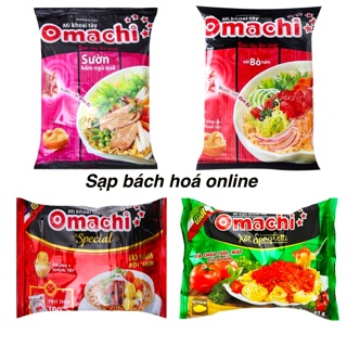 MÌ OMACHI VỊ BÒ HẦM, SƯỜN HẦM NGŨ QUẢ, XỐT SPAGETTI,...