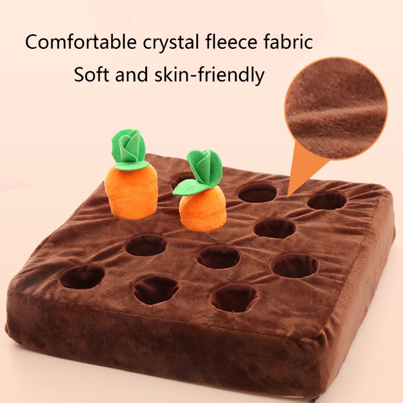 Đồ Chơi Nhồi Bông Hình Cà Rốt Cho Mèo Cưng