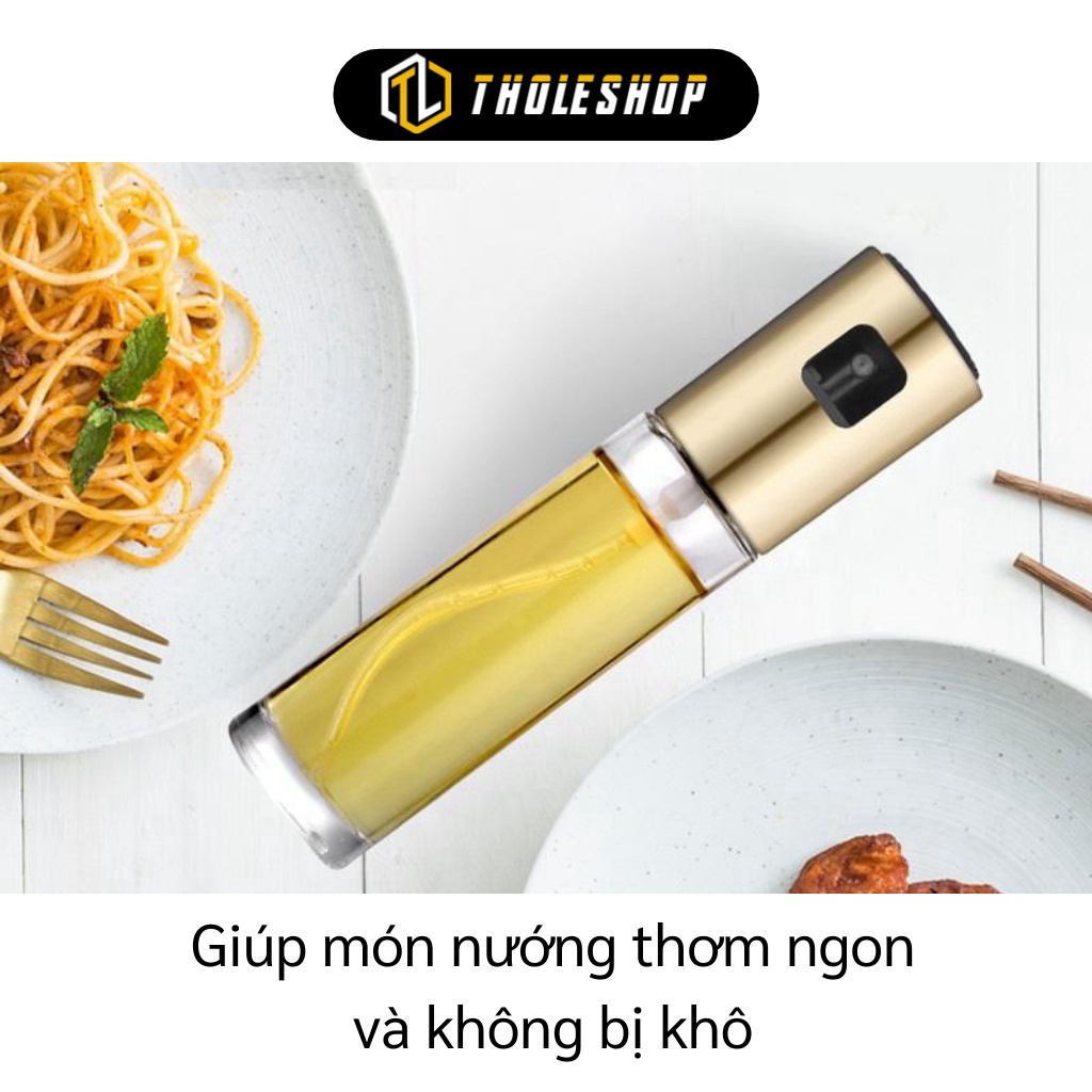 Bình đựng dầu ăn   GIÁ VỐN   Chai xịt thủy tinh đựng dầu, dấm 100ml, thiết kế thông minh, độc đáo , dễ sử dụng. 8809