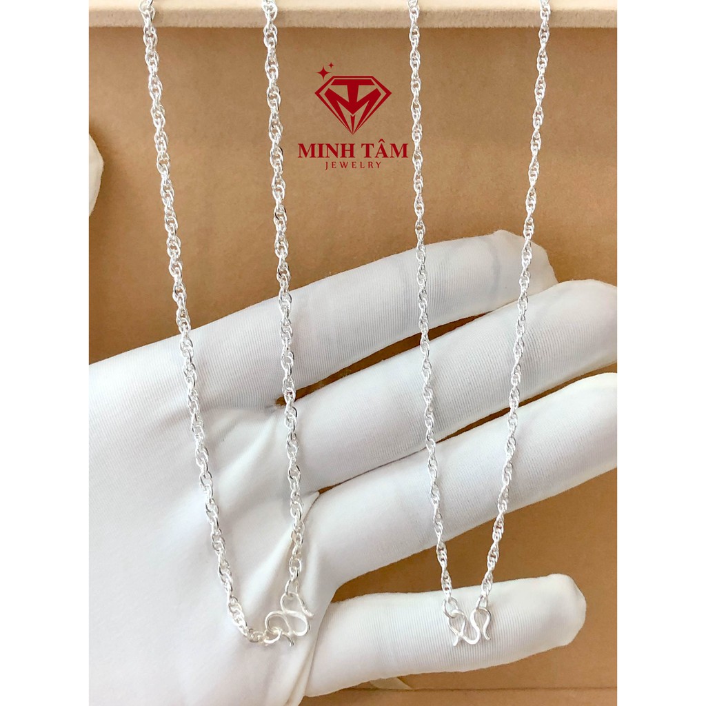 Dây chuyền bạc ta cho bé, Dây chuyền bạc cho bé bạc ta-Minh Tâm Jewelry