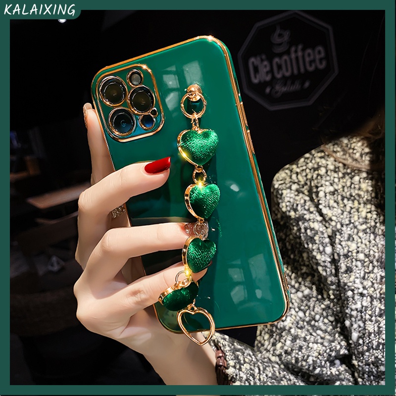 Ốp Điện Thoại Sang Trọng Có Dây Đeo Cho iPhone 13 Pro Max 12 MiNi 11 XR XS X 7 8 Plus SE 14 Pro Max