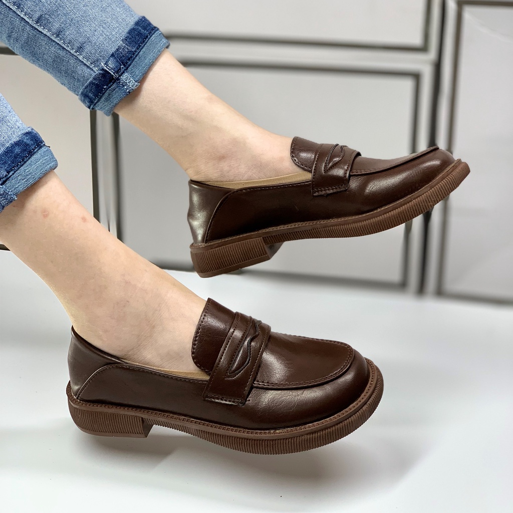 {Sẵn đủ size- SHIP LUÔN} GIÀY LƯỜI NỮ JAPANESE HIGH SCHOOL DA MỊN ĐỘC QUYỀN LOVESHOES MÃ F3