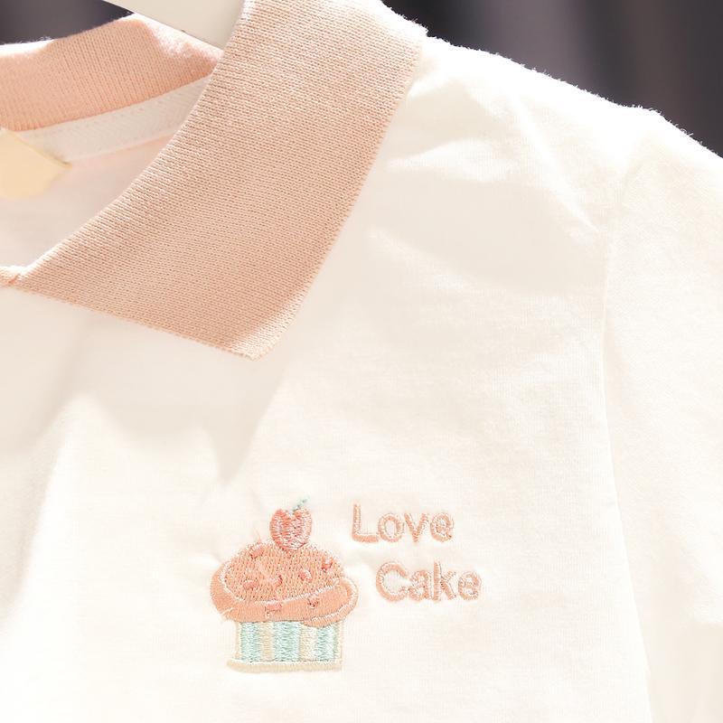 Áo polo Tay Ngắn Phong Cách Hàn Quốc Đơn Giản Thời Trang Mùa Hè Hàng Mới Dành Cho Bạn Nữ