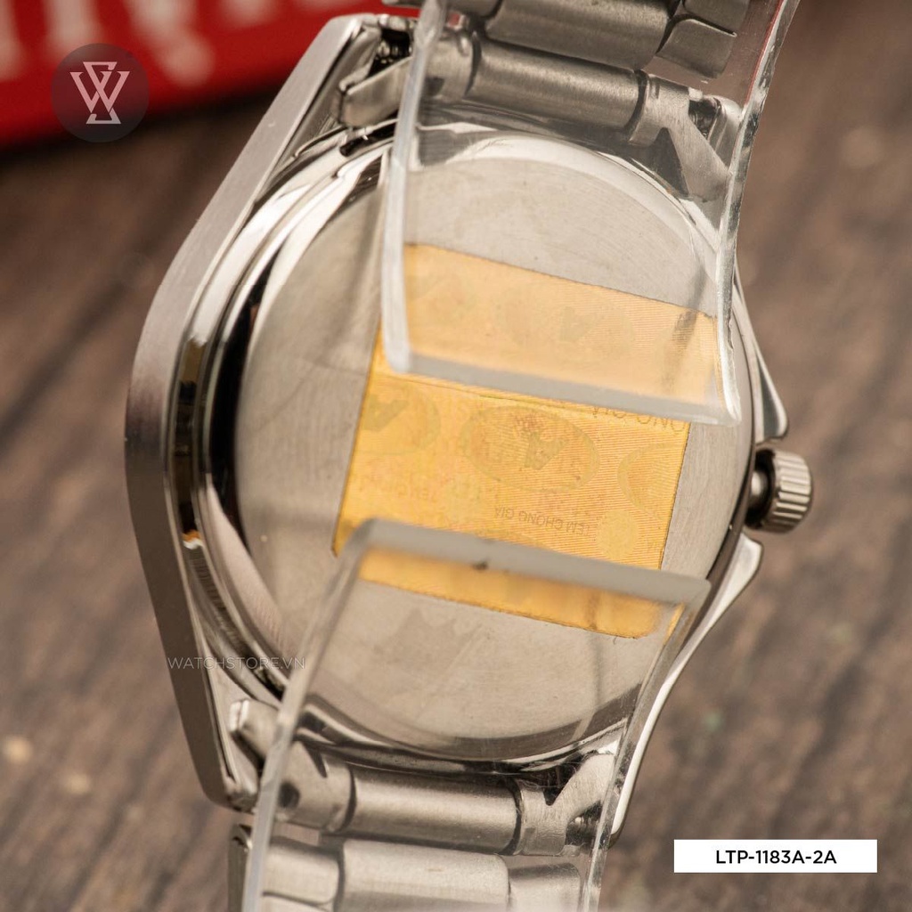 Đồng Hồ Quartz Nữ Casio WATCHSTORE LTP-1183A-2ADF Thiết Kế Mặt Kính Khoáng 26 mm, Dây Kim Loại Và Vỏ Thép Không Gỉ
