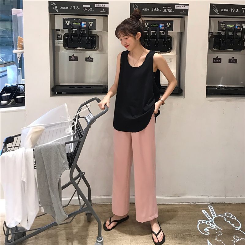 Áo Thun Nữ Thể Thao Không Tay Phong Cách Hàn Quốc Năng Động