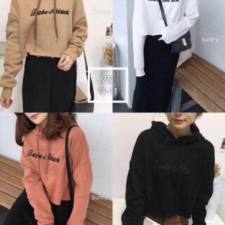Áo hoodie croptop