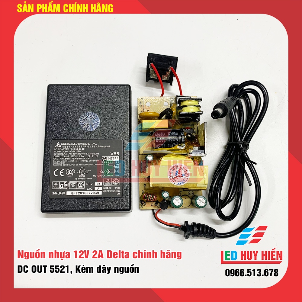 Nguồn 12v 2a  Delta chính hãng