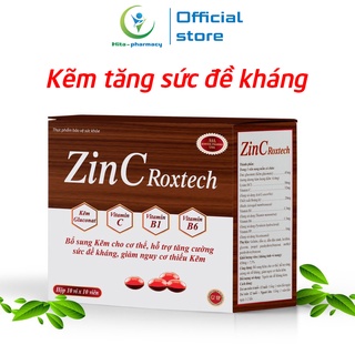 Viên kẽm ZinC Roxtech, vitamin C, B tăng cường sức đề kháng, tăng sức khỏe