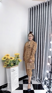 Bigsize Đầm chữ buộc eo bigsize