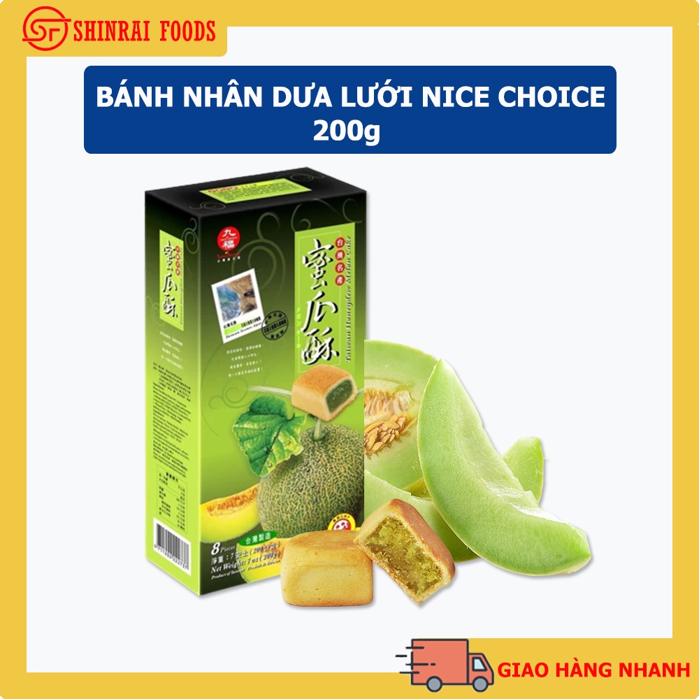 Bánh quy nhân dứa, dưa lưới Nice Choice Đài Loan