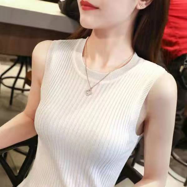 Áo Dệt Kim Sát Nách Màu Sắc Thanh Lịch