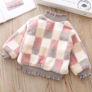 Áo len cổ 3p cho bé gái