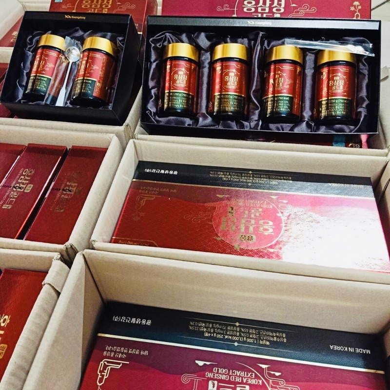 Cao Hồng Sâm KWANGDONG Cao Cấp Hàn Quốc, Hộp 4 Lọ x 250gr