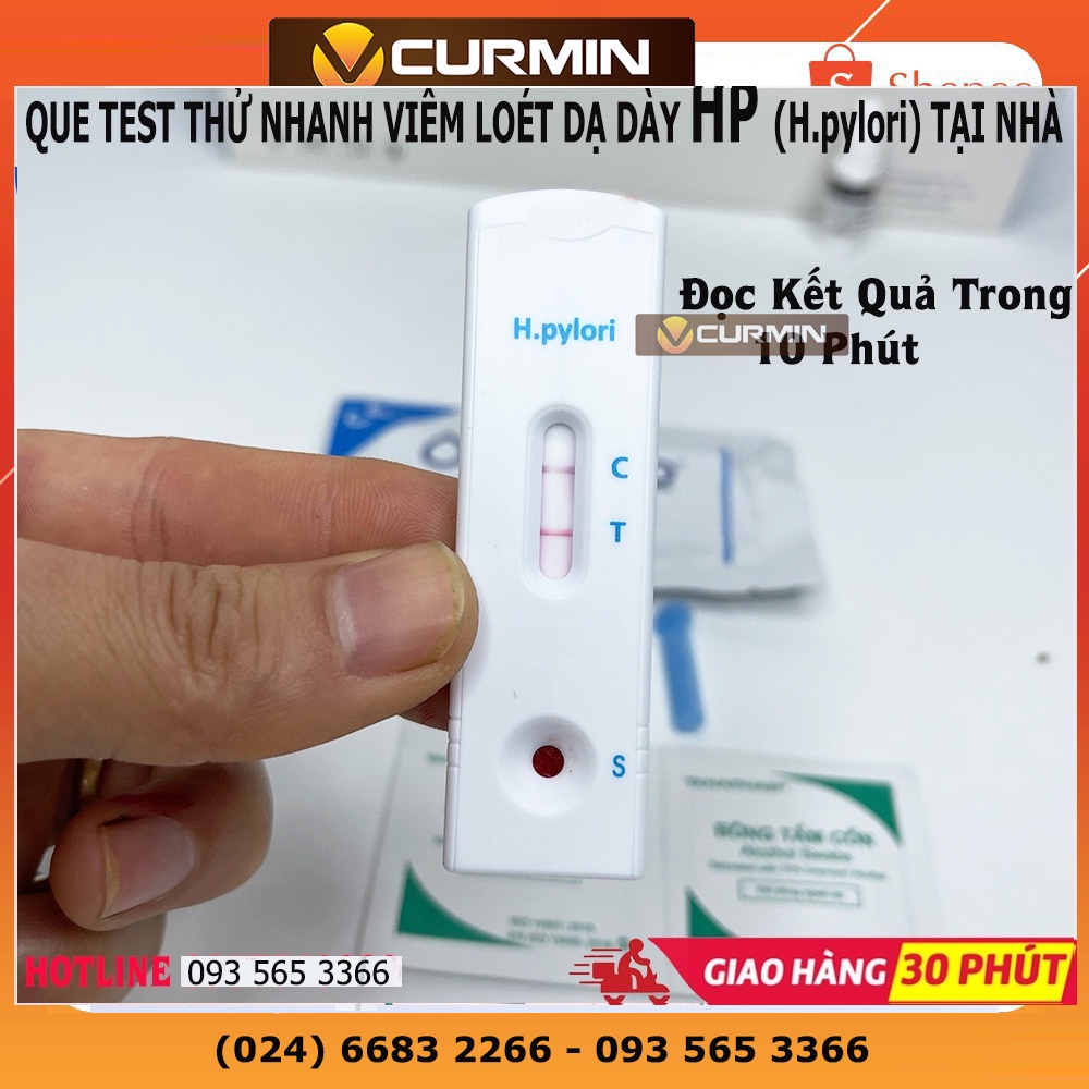 Que Thử Viêm Loét Dạ Dày HP Tại Nhà Fastep Mỹ